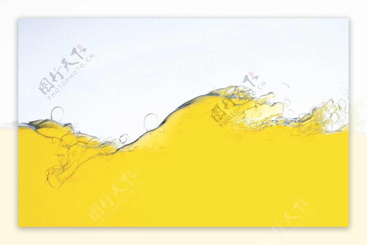 黄色水纹图片