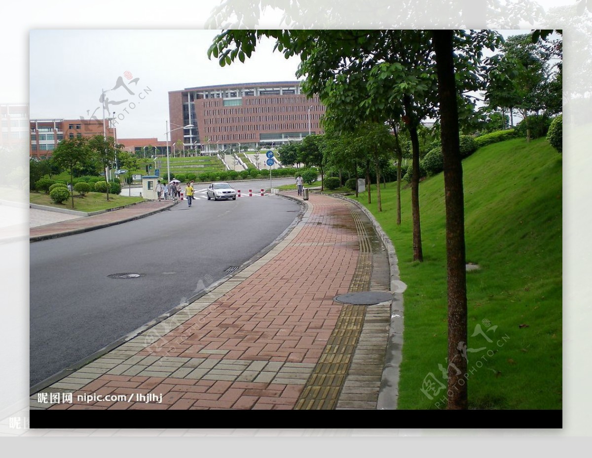 广州大学城一角图片