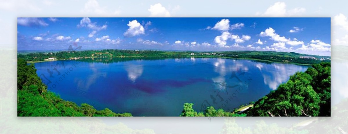 湖光岩玛珥湖图片