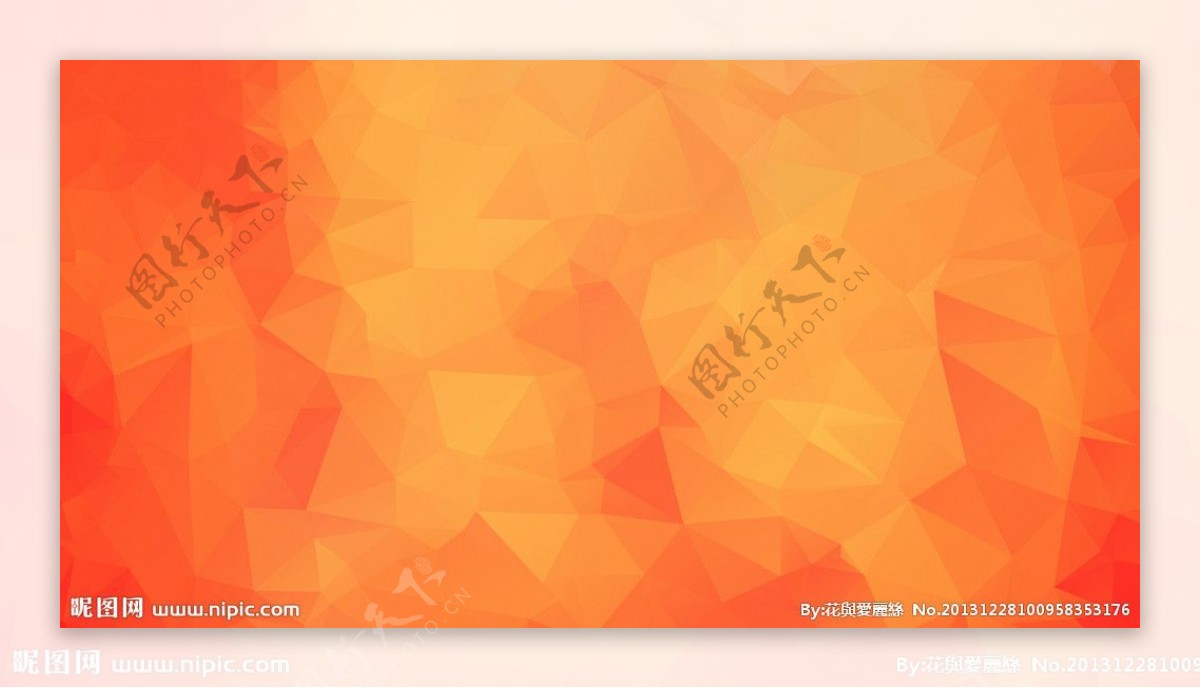 折纸效果橙色图片