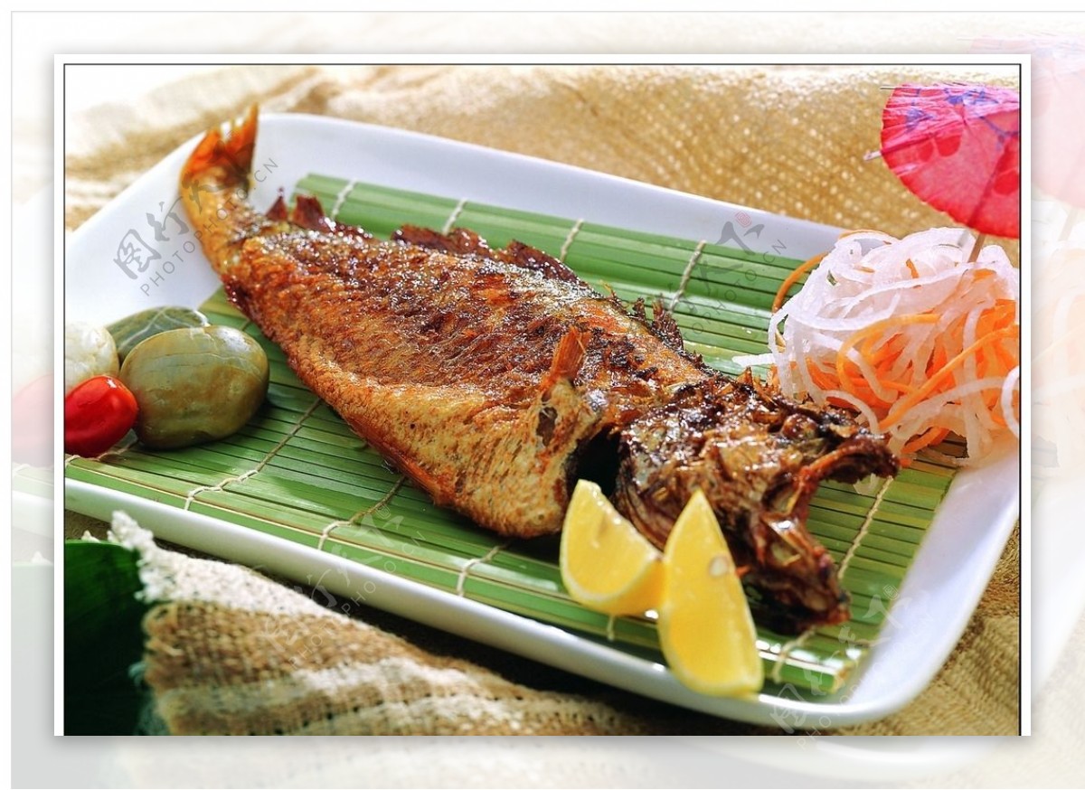 日式烤黄鱼图片