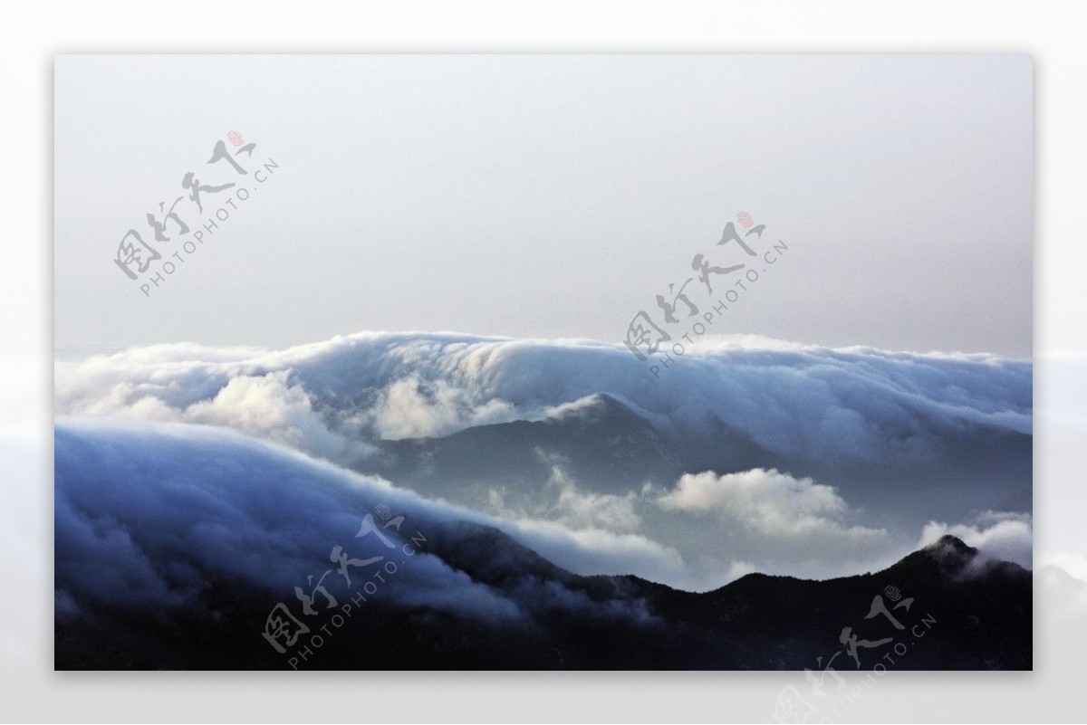蒙山云海图片
