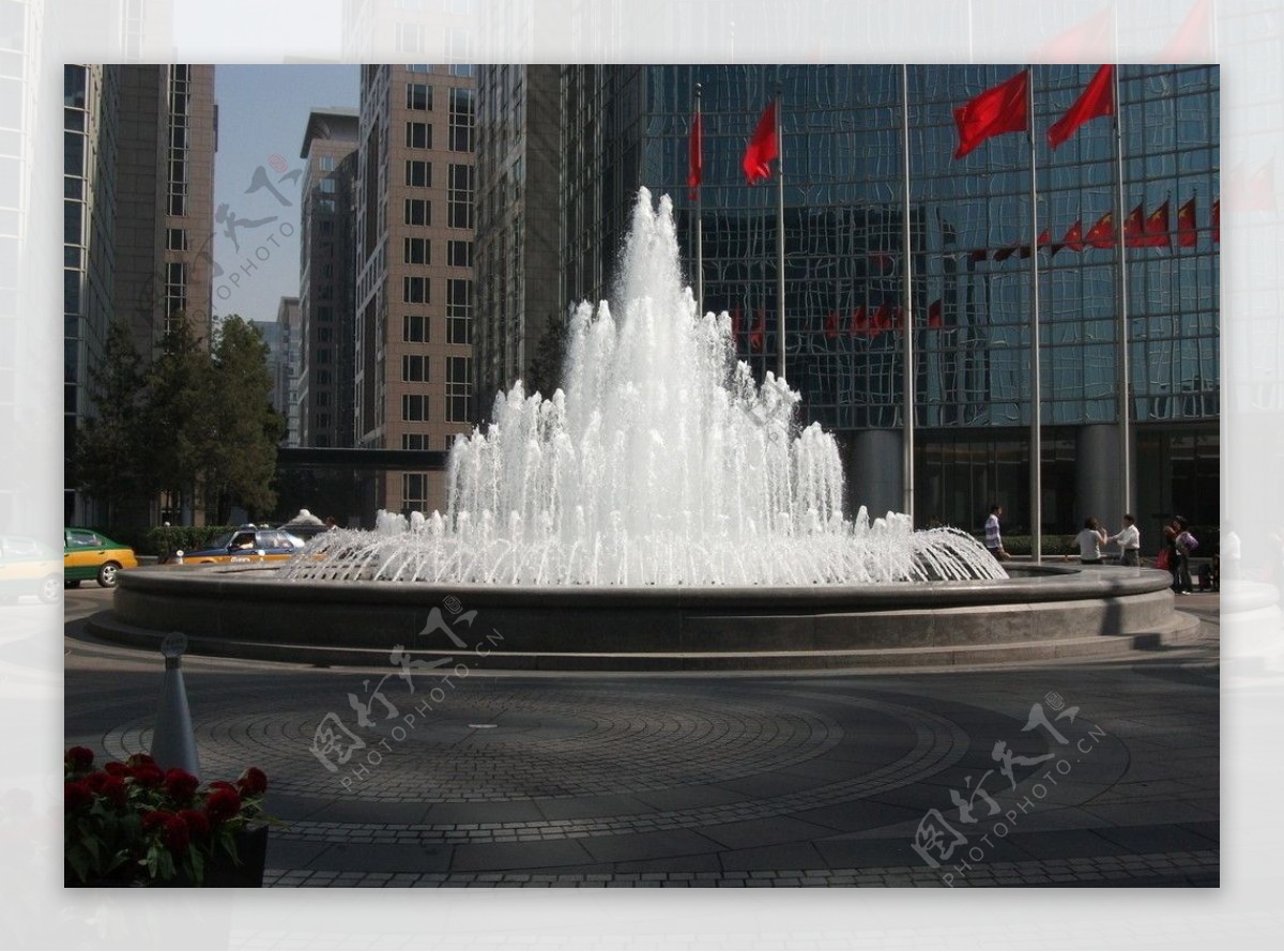 北京君悦酒店喷泉图片