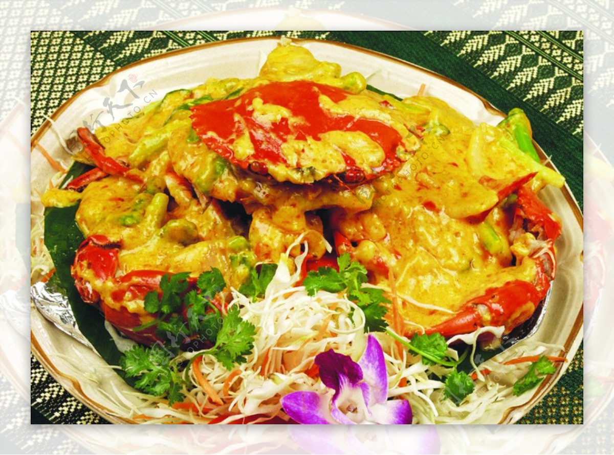 咖喱肉蟹图片