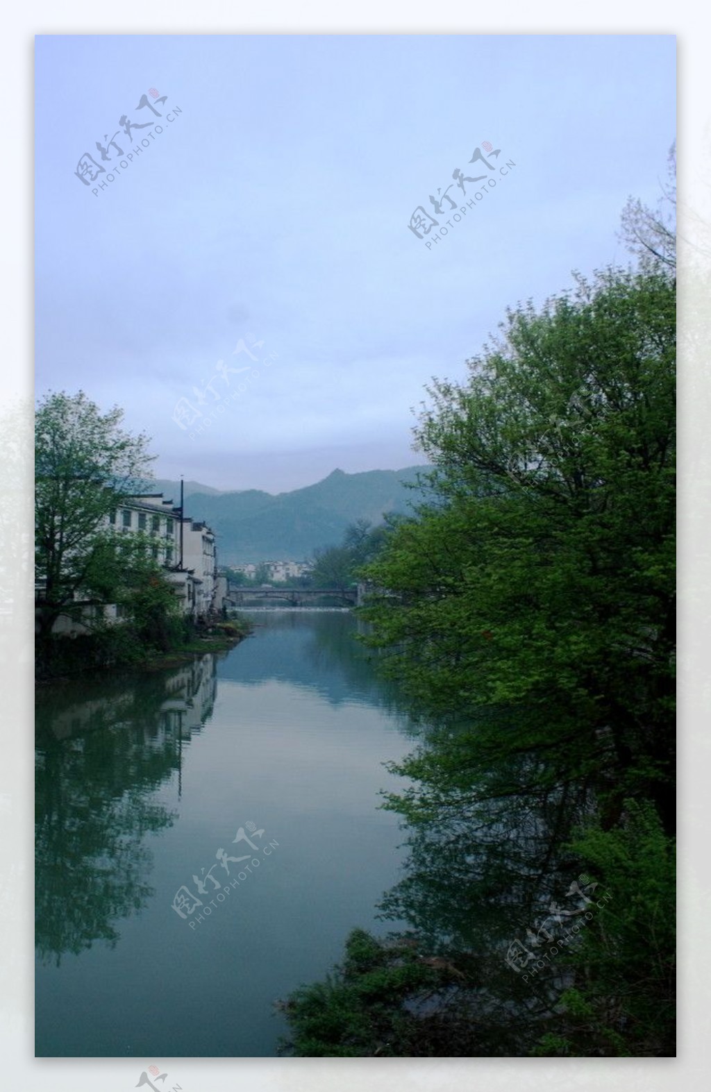 宏村风景图片