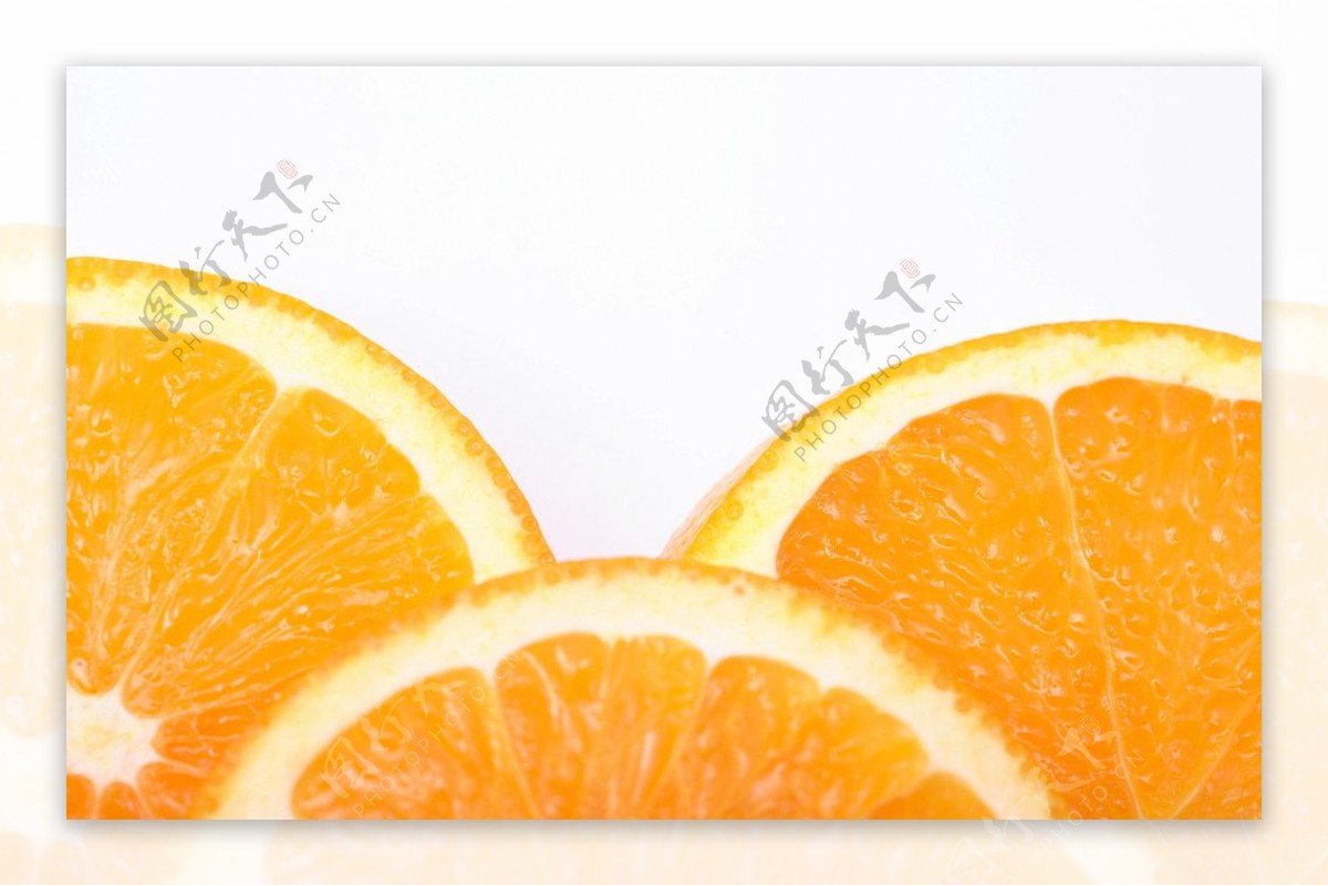 新鲜橙子肉图片