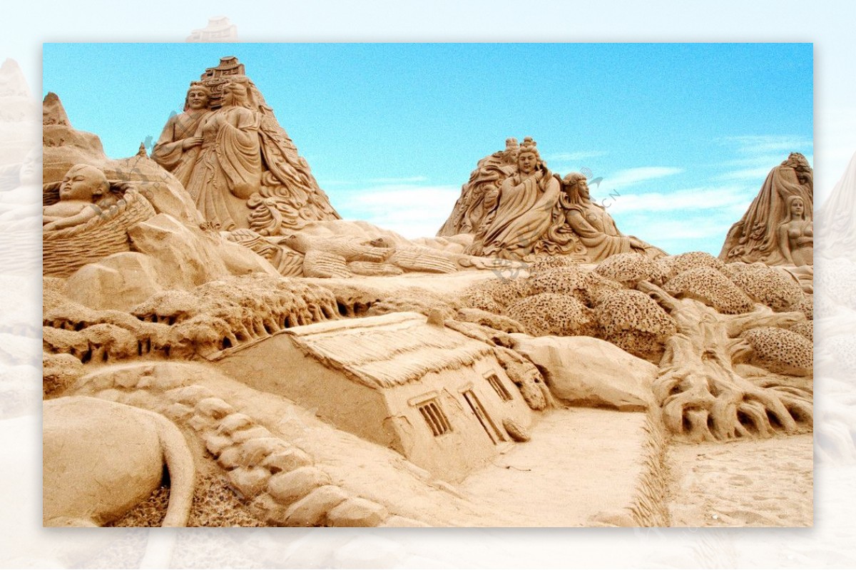 海阳沙雕艺术节作品图片