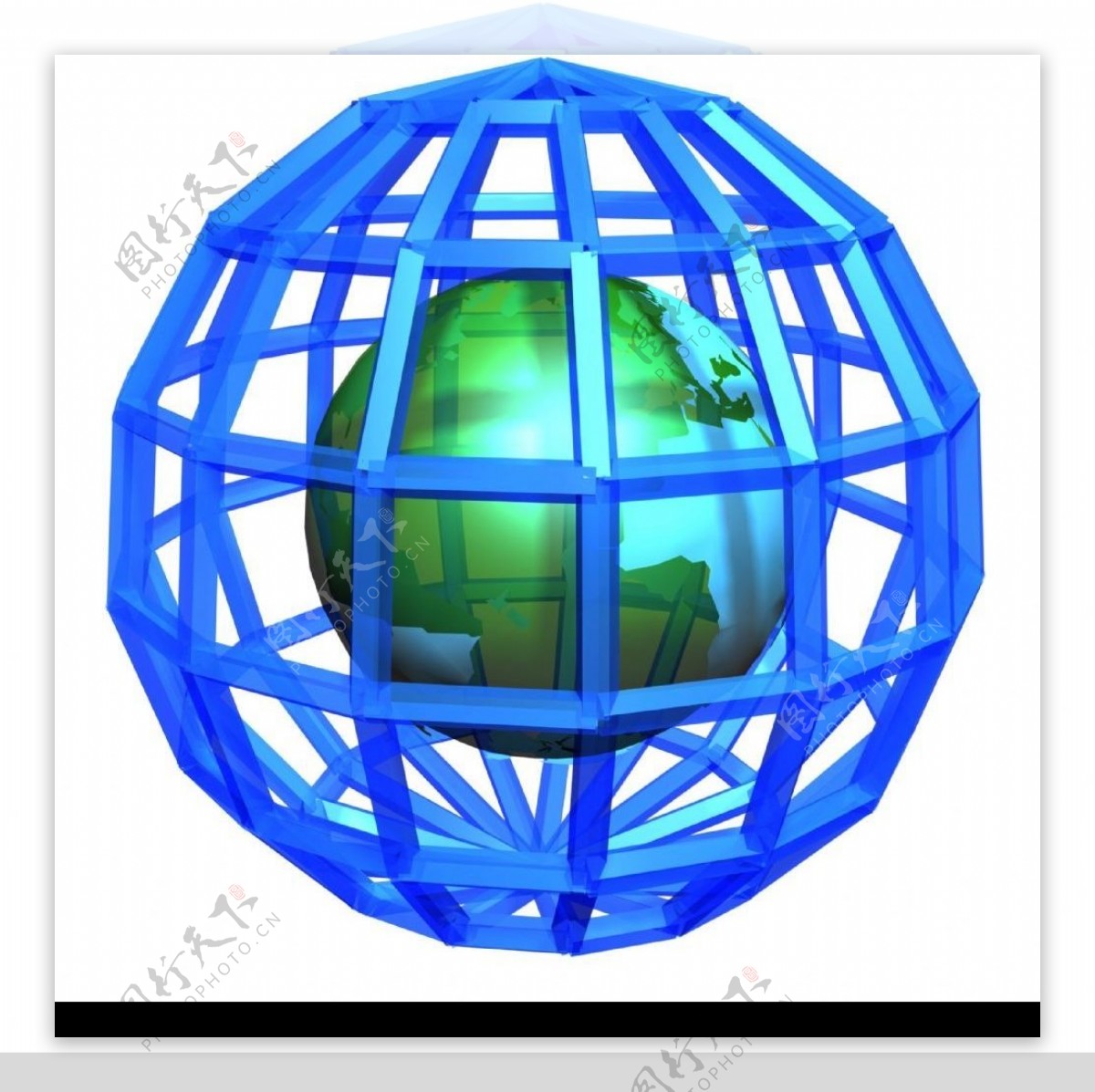 3D地球背景图片