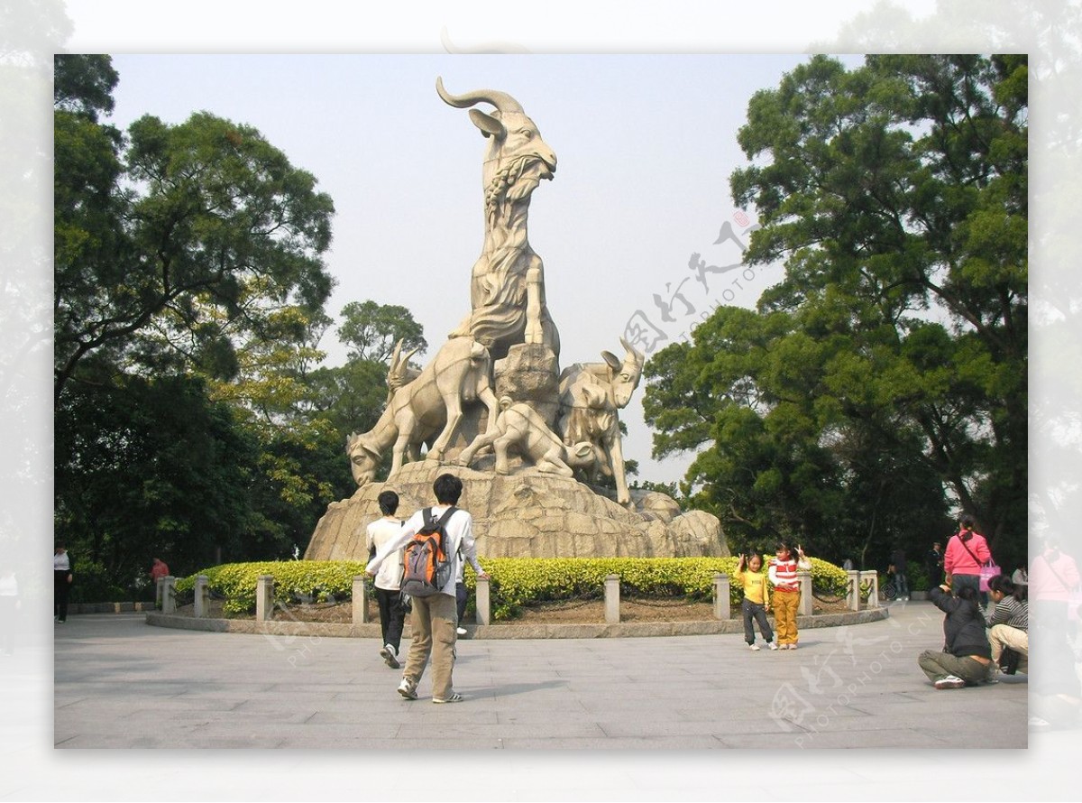 广州五羊雕塑图片