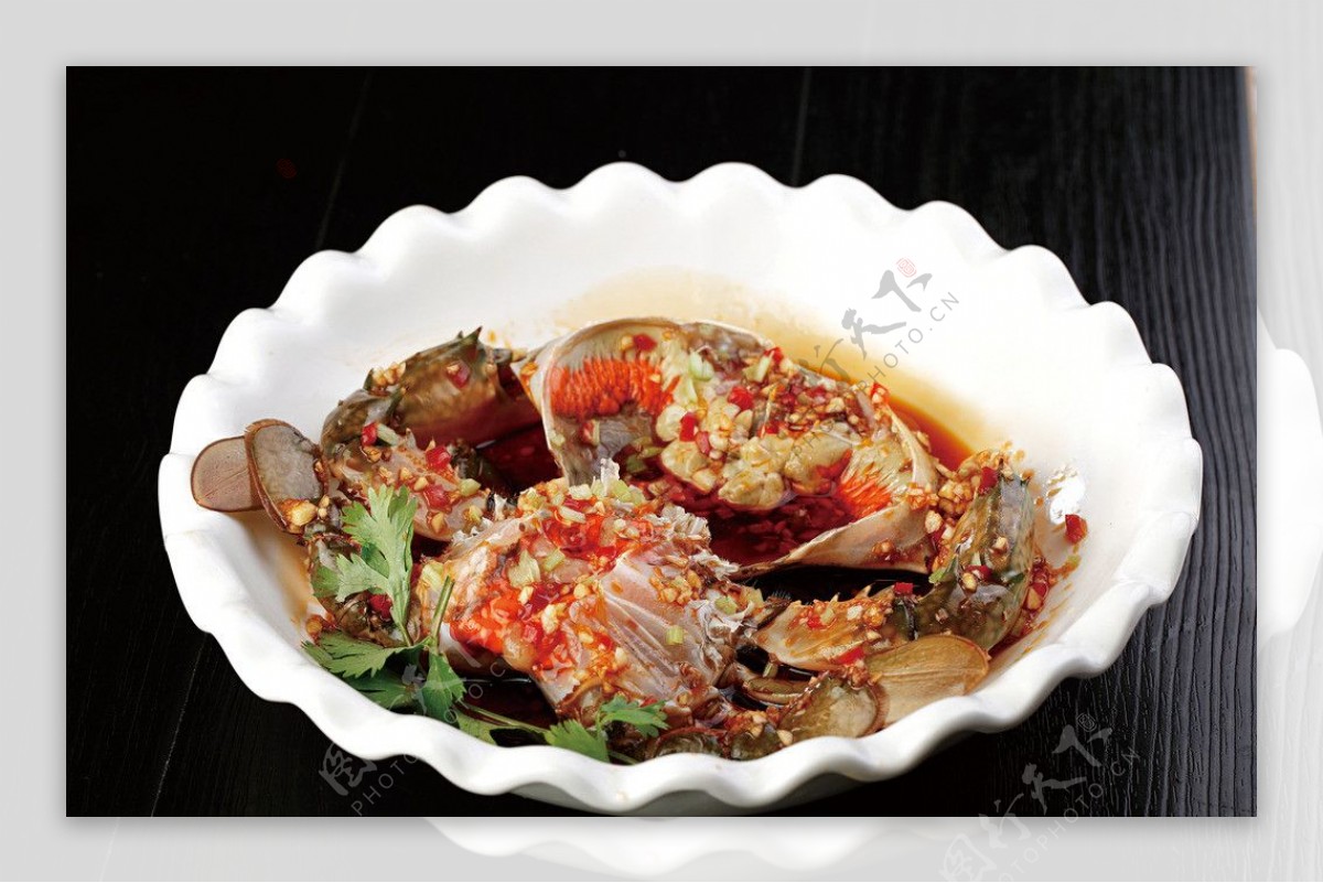 潮式腌膏蟹图片