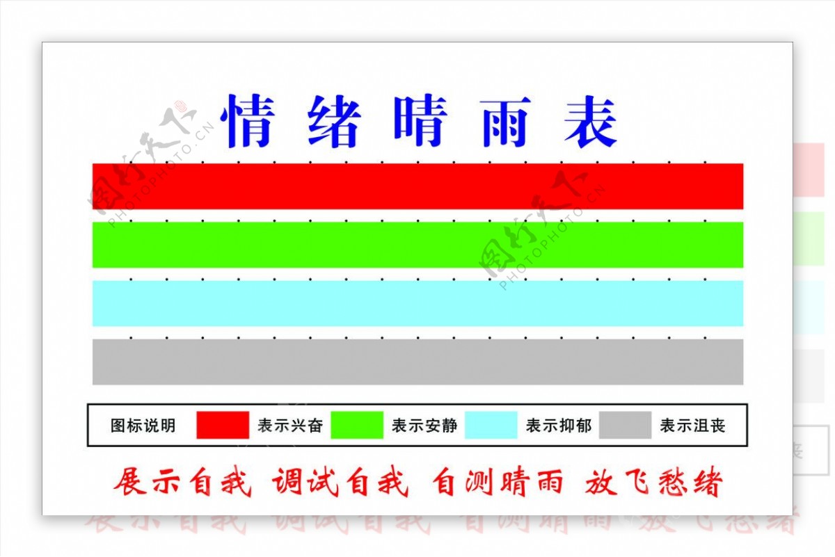 情绪睛雨表图片