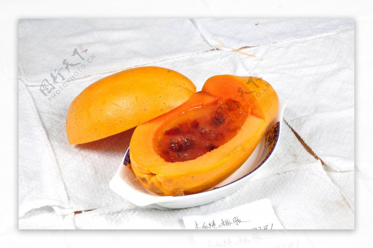 木瓜炖桃胶图片