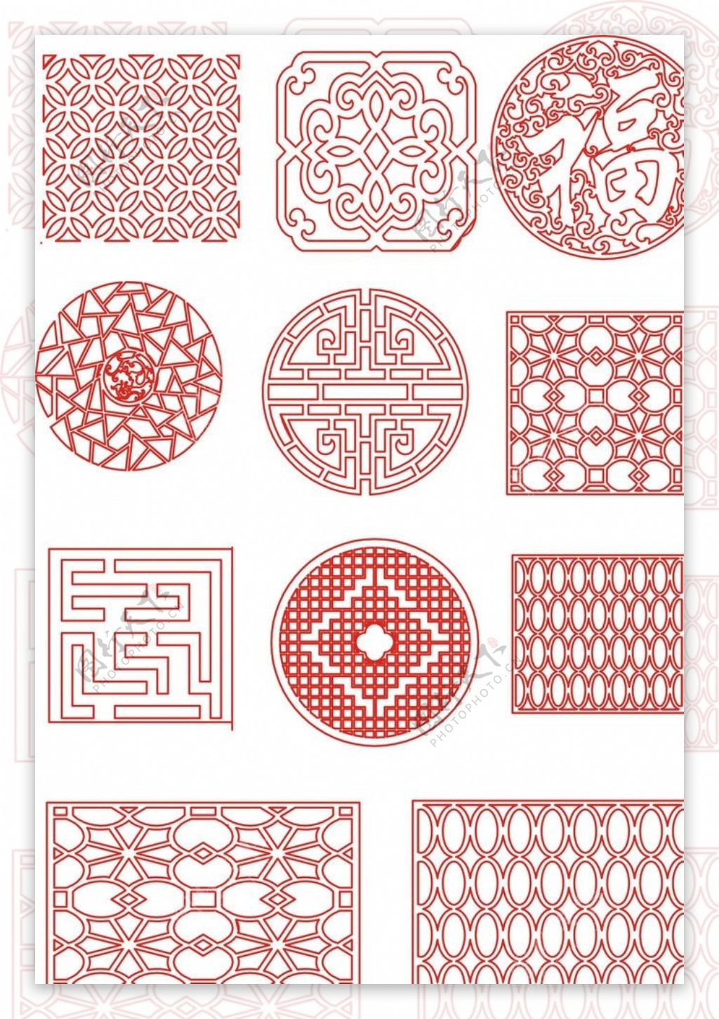 镂空雕刻花纹图片素材-编号14383358-图行天下