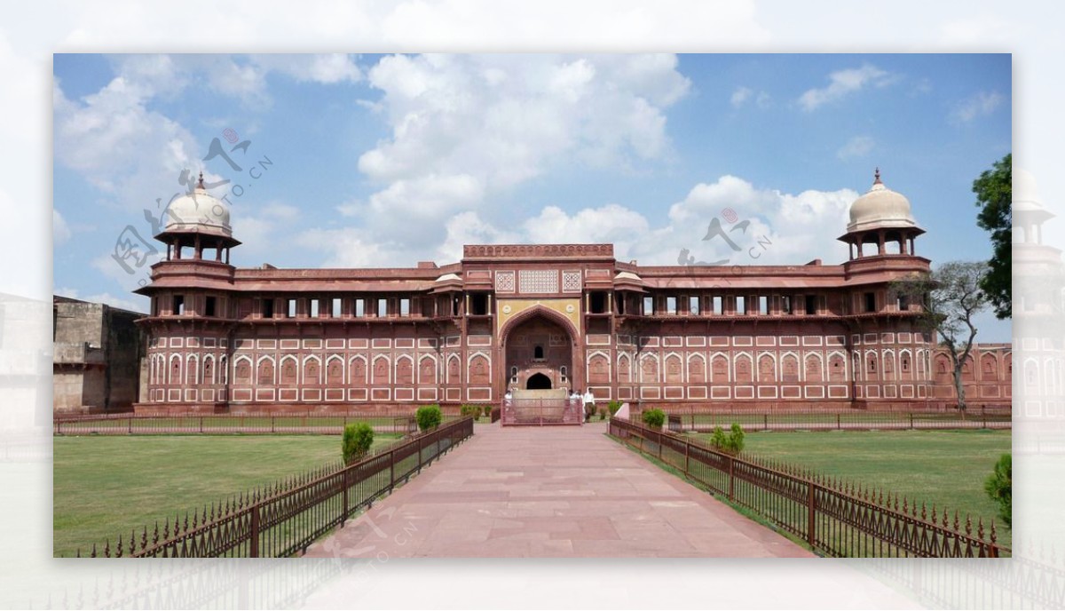 印度皇宫阿格拉红堡图片