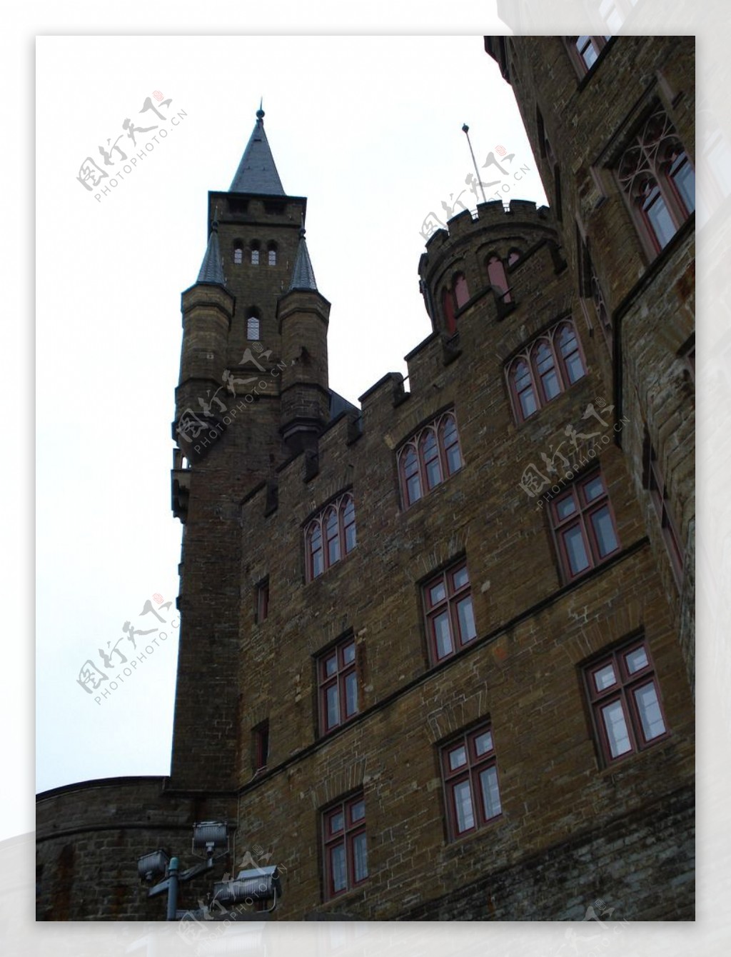 德国城堡的外墙图片