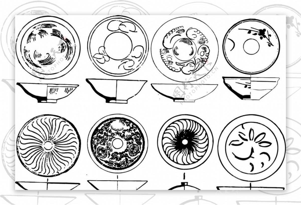 矢量古典花纹花边图片