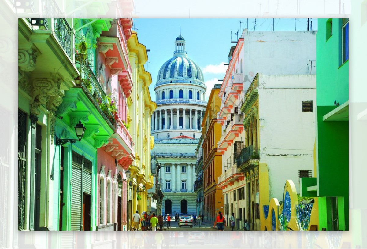 古巴哈瓦那标志性建筑图片