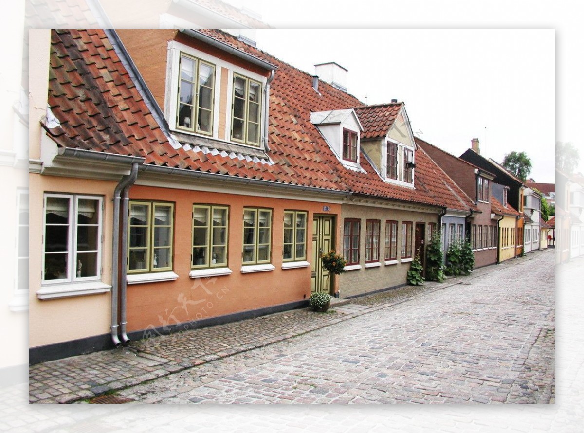 丹麦哥本哈根安静小街图片