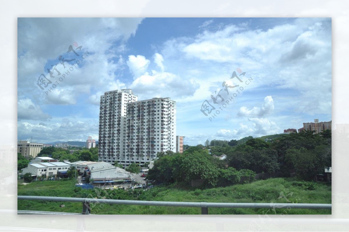 马来西亚居民楼风景图片