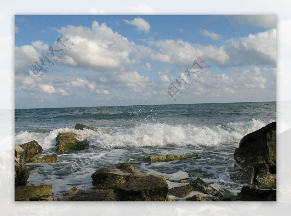 松娜峡湾海边风景图片