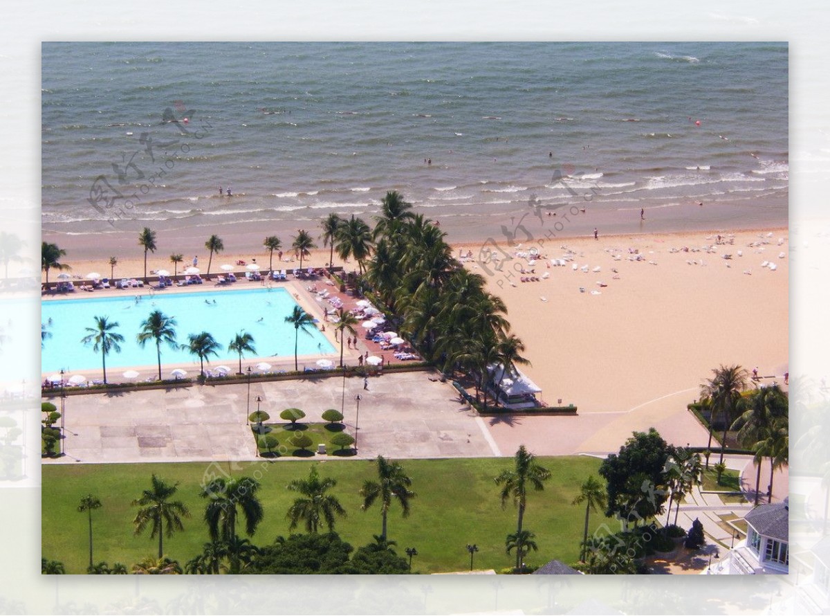 泰国沙滩浴场图片