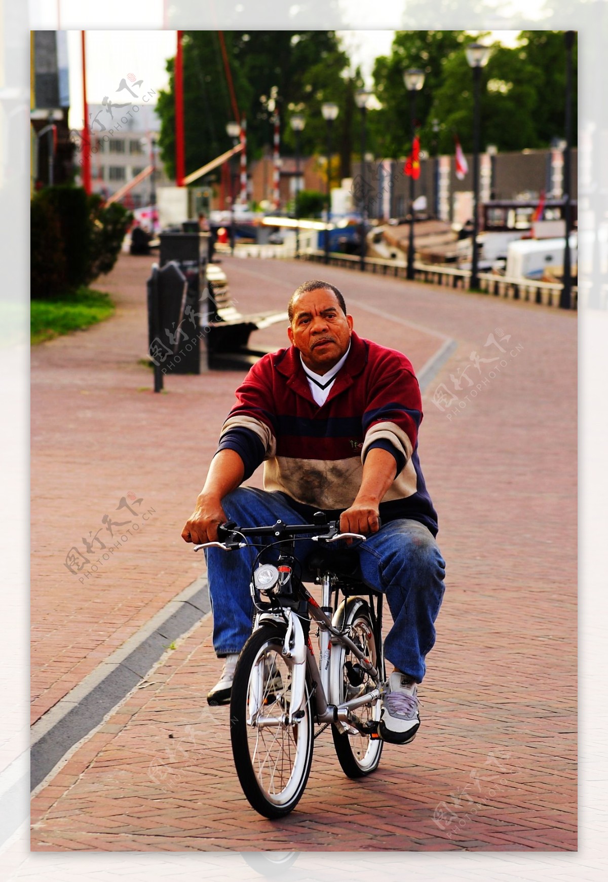 荷兰阿姆斯特丹的骑车人图片