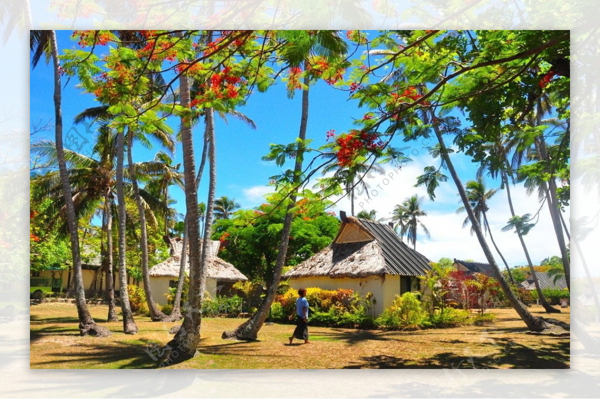 帕劳旅游岛度假村风光图片