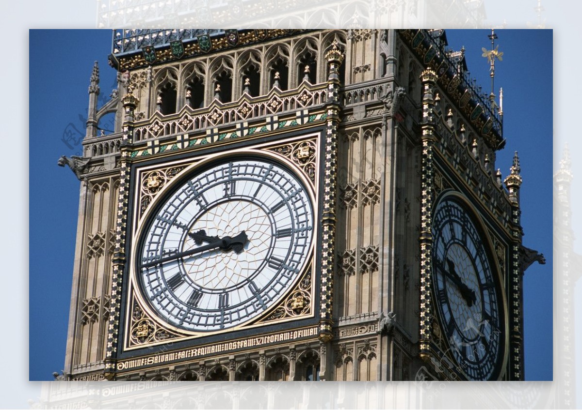 英国伦敦大本钟钟图片
