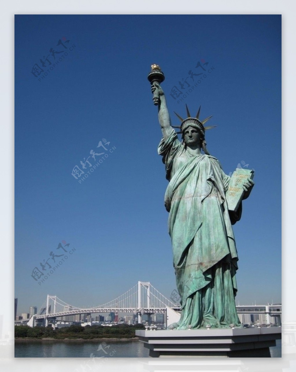纽约的自由神像图片