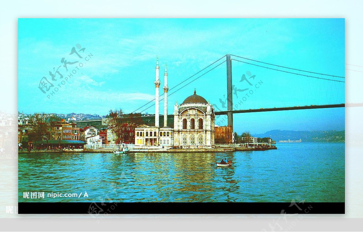博斯普鲁斯海峡沿岸清真寺土耳其图片