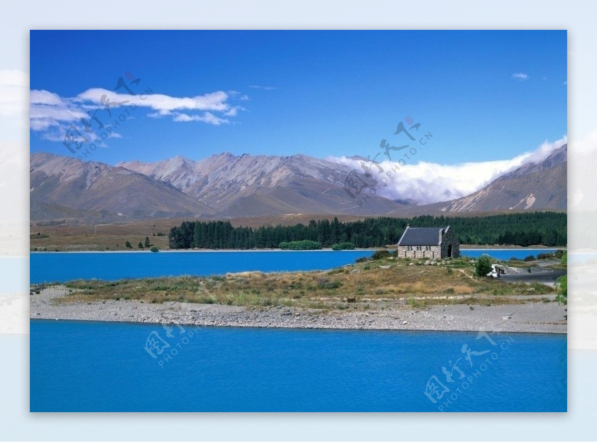 新西兰特卡波湖风景图图片