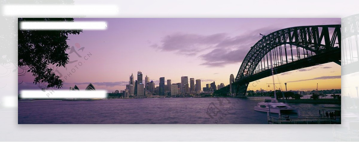 悉尼海港黃昏图片