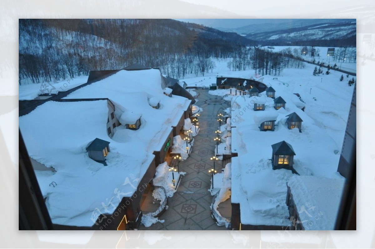 北海道雪景图片