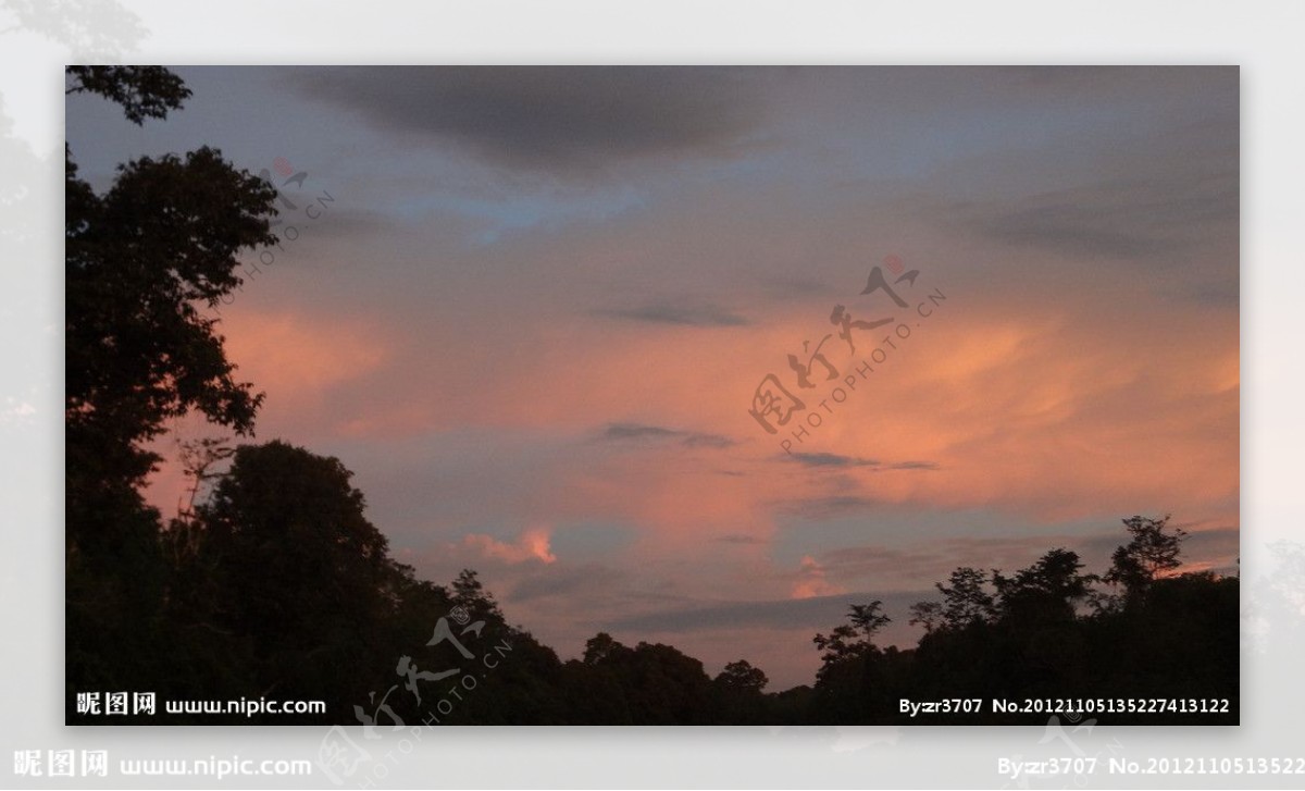 马来西亚夕阳西下图片