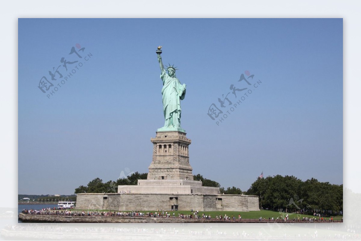 美国自由女神像图片