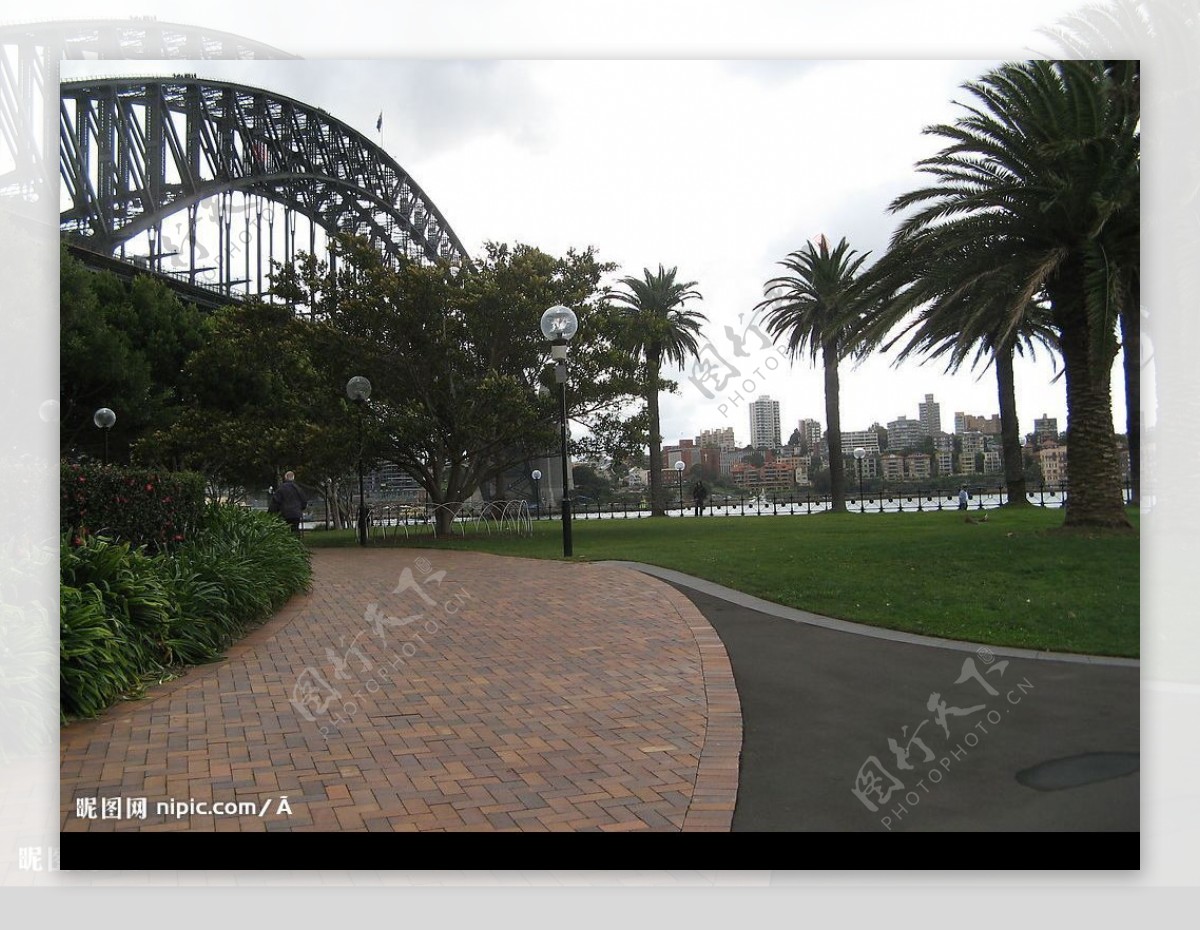 澳大利亚悉尼大桥桥下照片图片