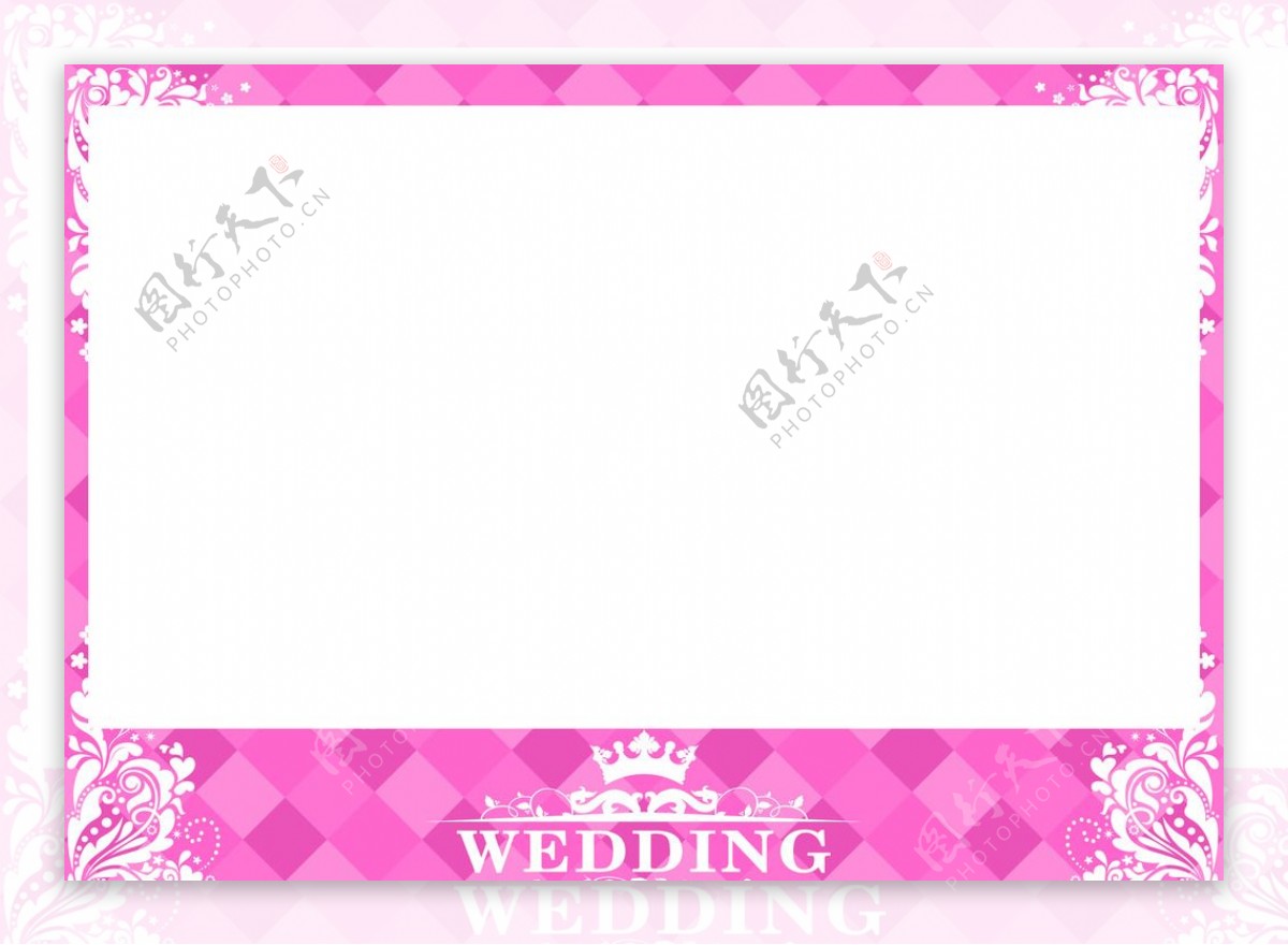 婚礼大屏边框图片