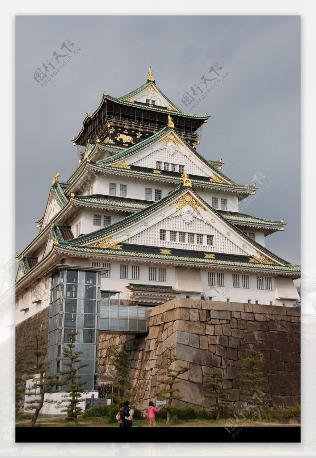 大阪城之天守阁图片