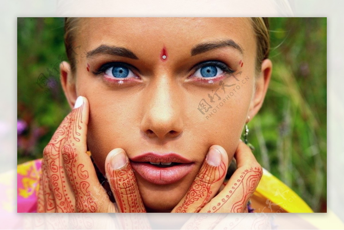 印度美女图片素材-编号26584040-图行天下
