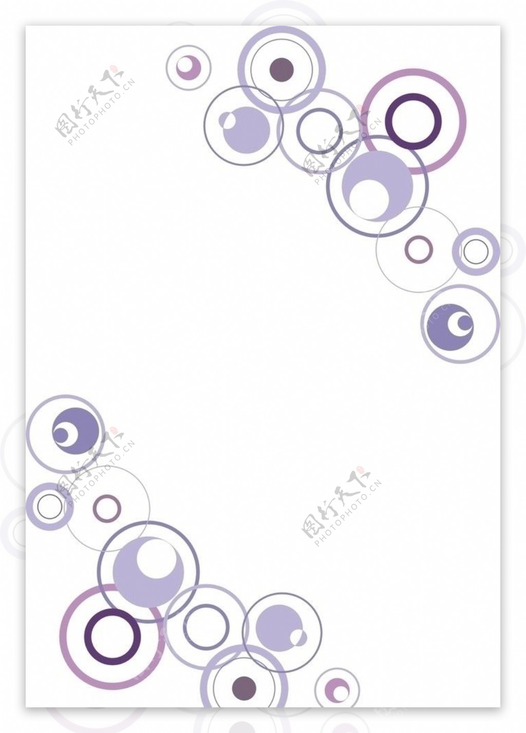 紫色圈圈图片