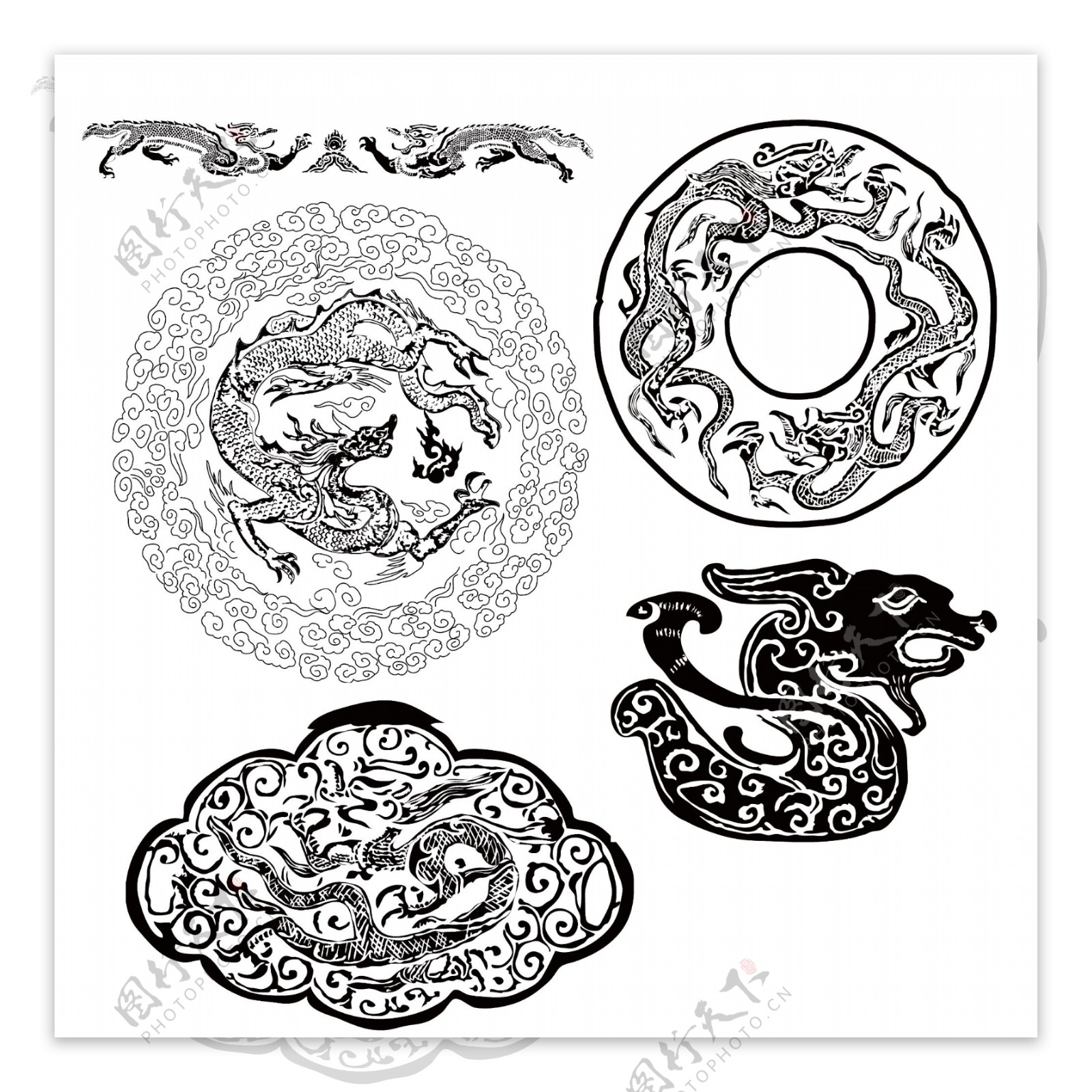中式花纹设计图__绘画书法_文化艺术_设计图库_昵图网nipic.com