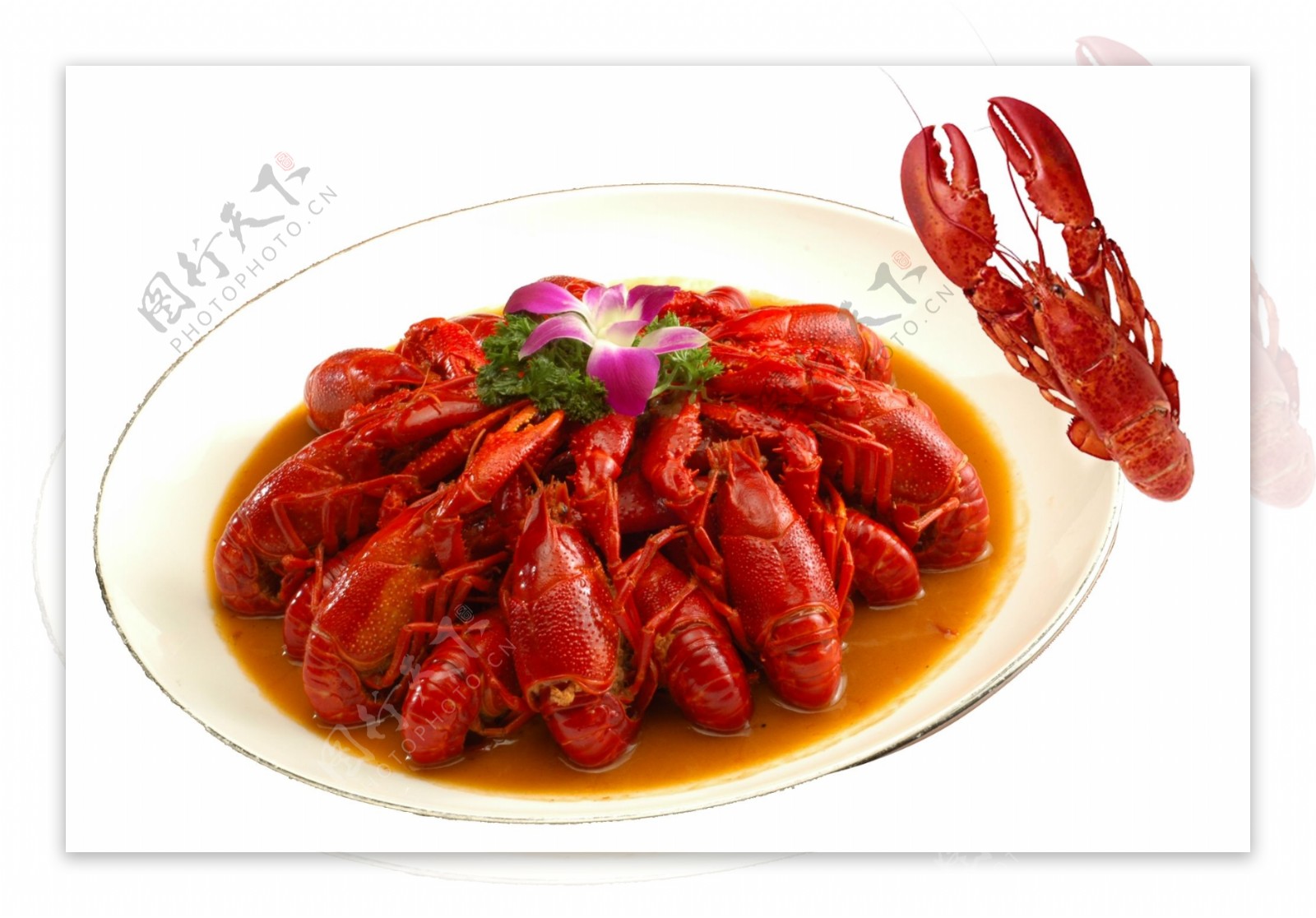 红烧龙虾图片