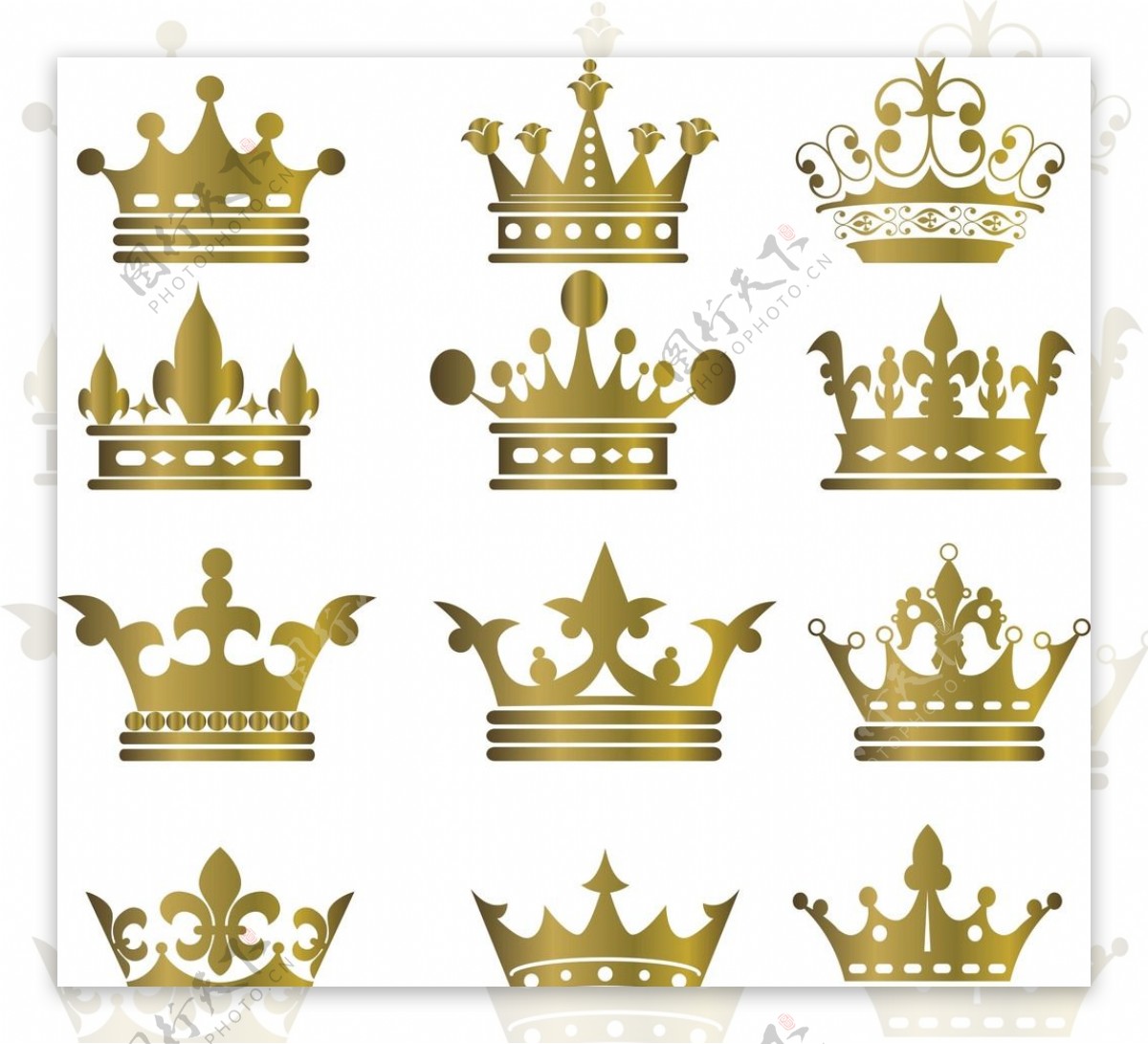 矢量欧式皇冠图片