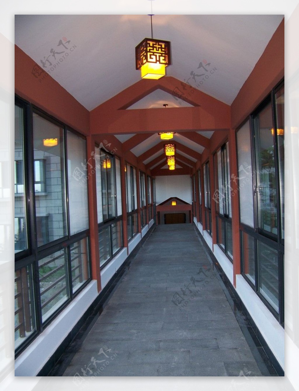 黄山酒店走廊图片