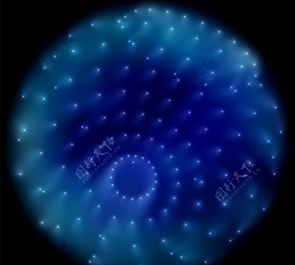 3D粒子球图片