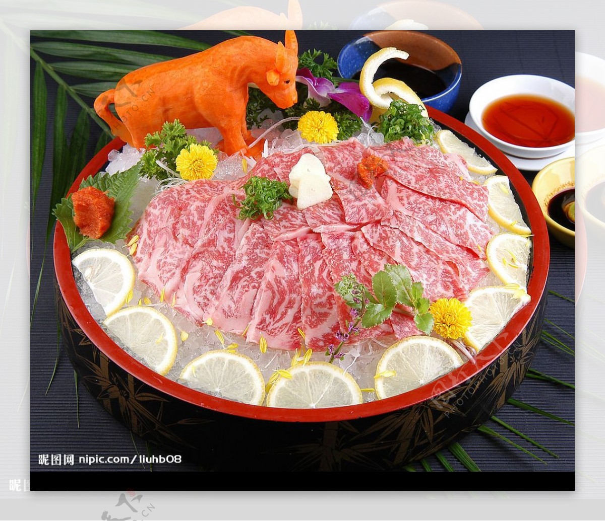 神户牛肉刺身2图片