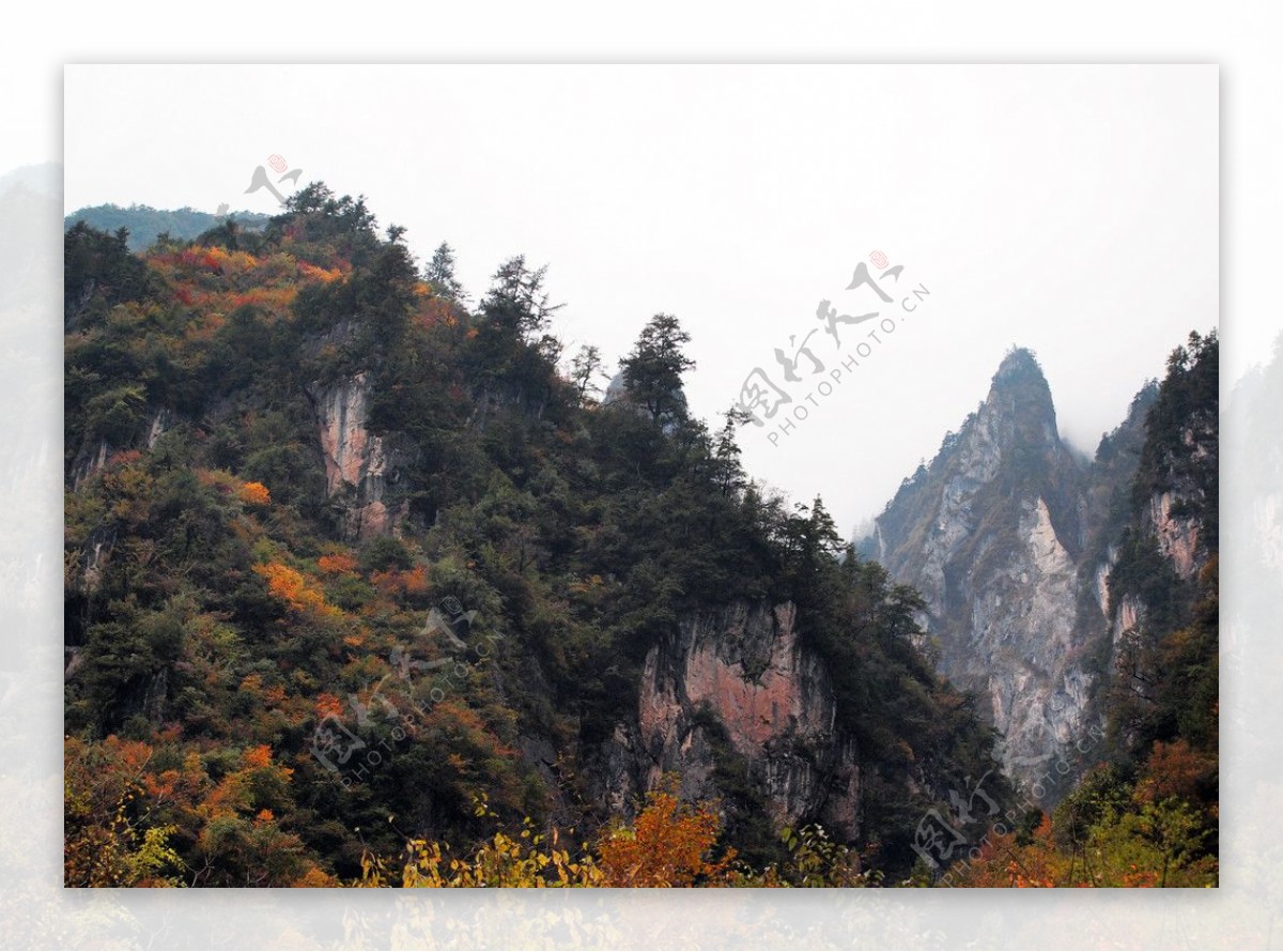 丹云峡的秋天图片