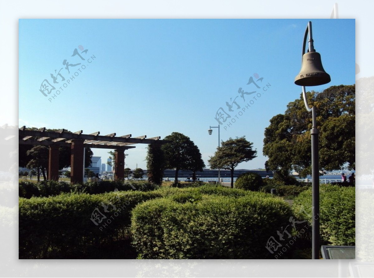 日本横滨港山下公园图片