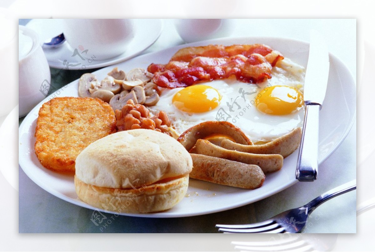 西餐早餐面包橙汁水果高清图片下载-正版图片500465295-摄图网
