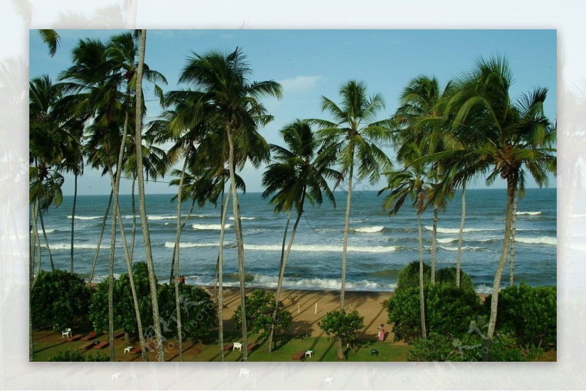 夏威夷海滩风光图片
